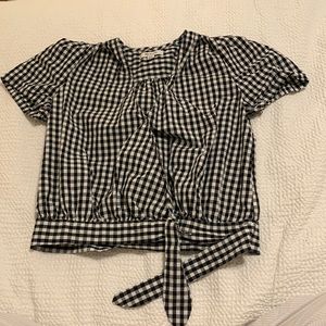 Black and white madewell top women’s XXS